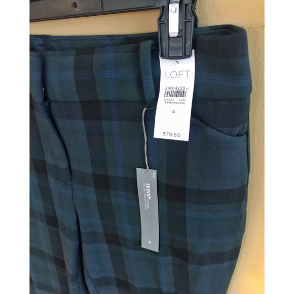 Loft plaid work pants - Picture 2 of 2